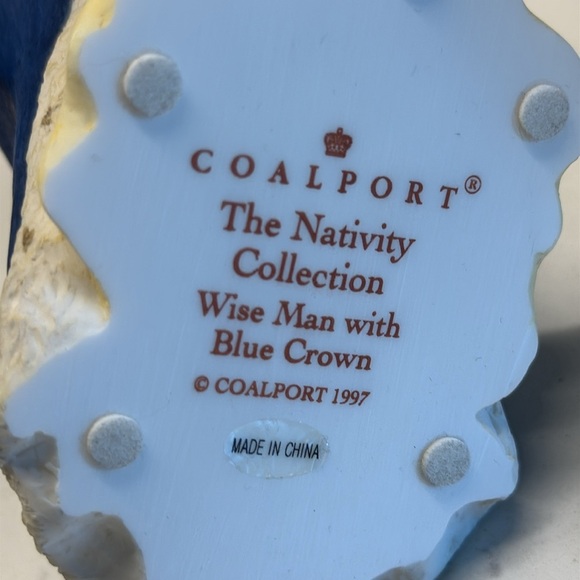 Coalport Wedgwood Coalport by Wedgwood Wise Man with Blue Crown 1997 The - Picture 5 of 6
